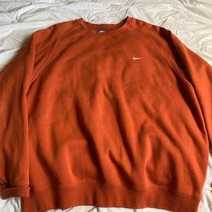 90s NIKE EMBROIDERED SWOOSH CREWNECK SWEATSHIRT XL